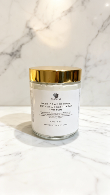 Baby Powder Body Butter a silken treat for skin