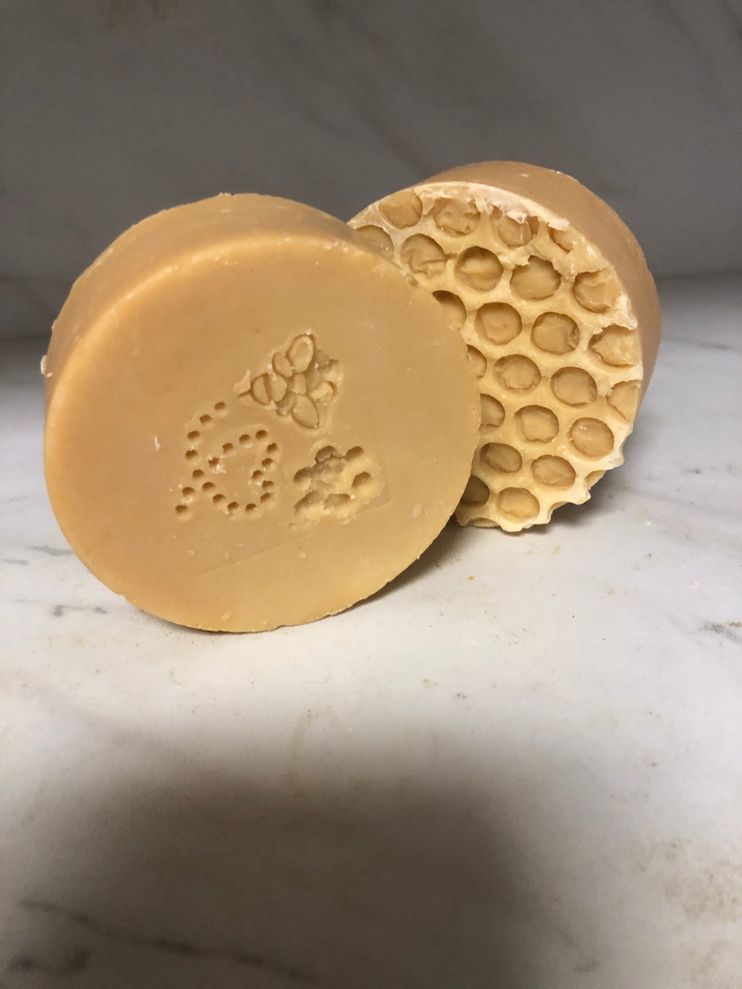Oatmeal & Honey Luxury Soap Hand made. Round FaceBar