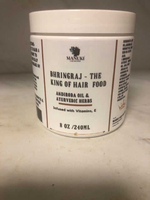 BHRINGRAJ - The King of Hair  Food Pomade with Brahmi and Vanilla Bean Extract