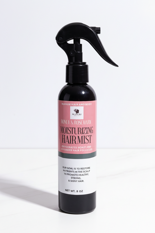 Moisturizing Hair Spray with Honey & Rosemary