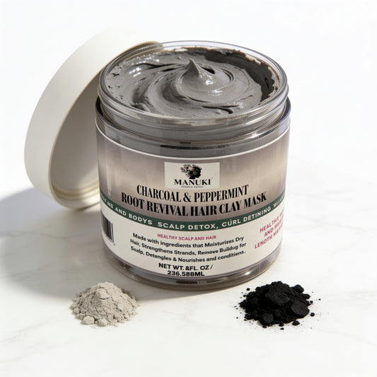 Charcoal and Peppermint Deep Conditioning Hair Mask