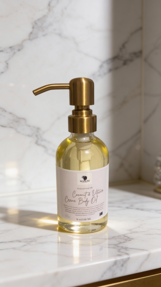 Coconut Vetiver  Luxury Body Oil