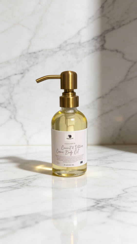 Coconut Vetiver  Luxury Body Oil