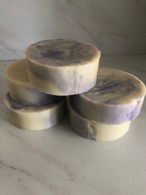 Lavender and Chamomile Magnesium Bar "Soap on Rope " luxury Bar" Cold Pressed Soap