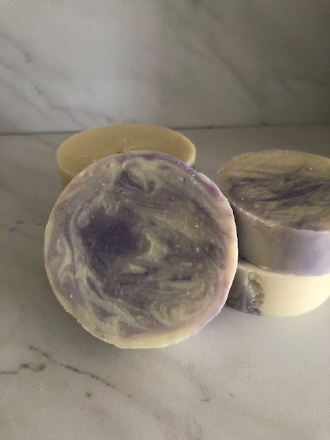 Lavender and Chamomile Magnesium Bar "Soap on Rope " luxury Bar" Cold Pressed Soap