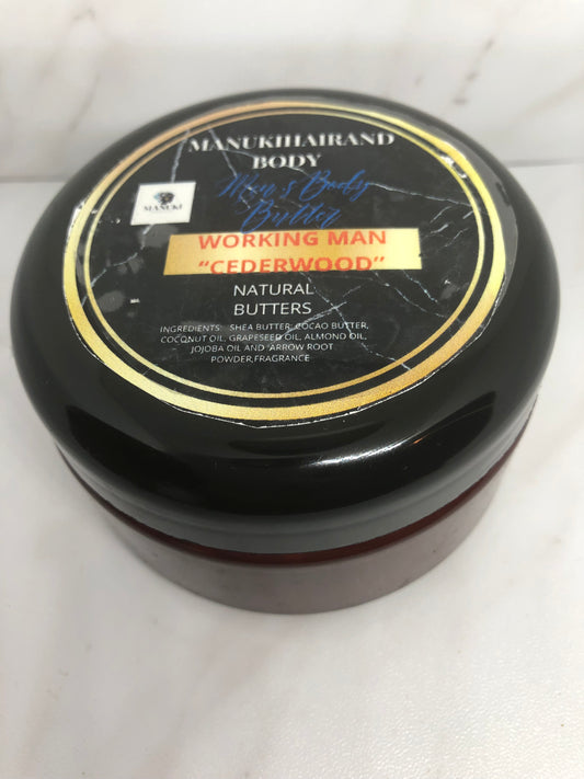 MENS  BEARD AND BODY CREME “Working Man”Cedarwood”