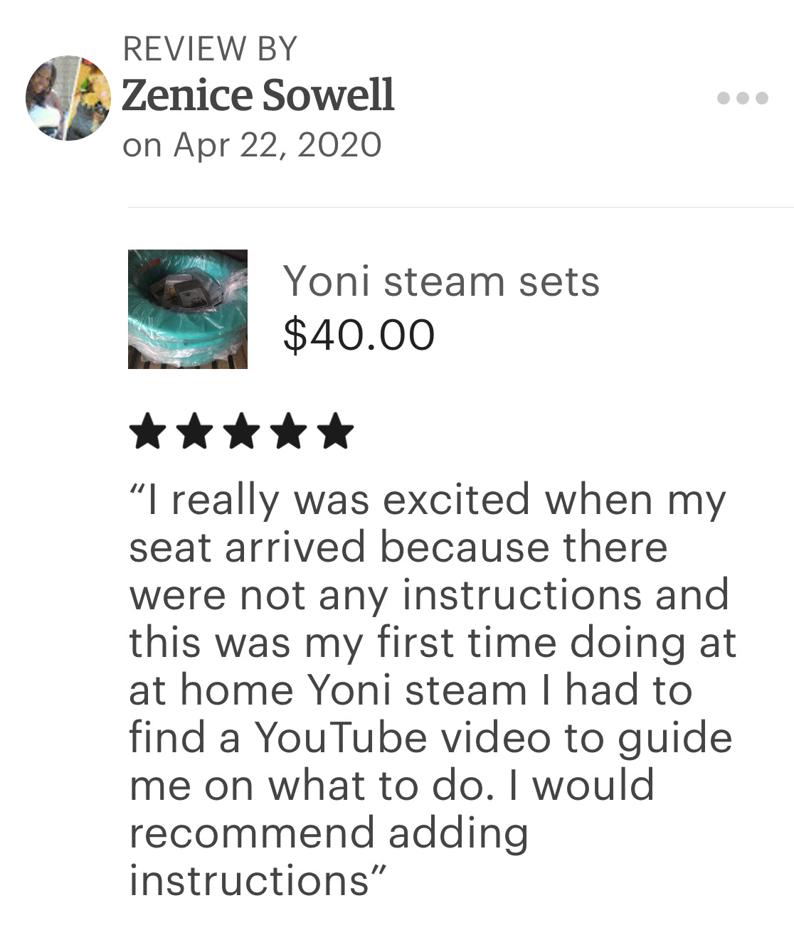 Yoni Seat